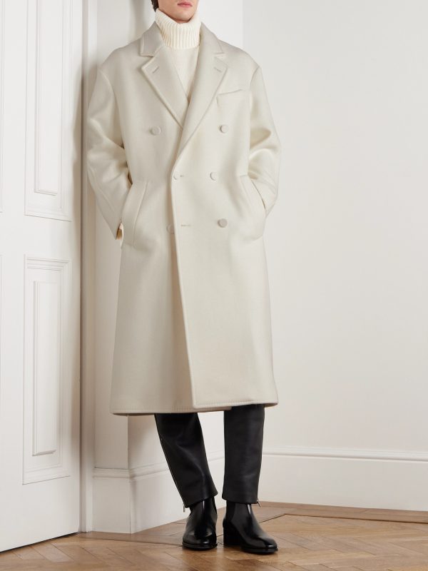 Double-Breasted Cashmere Coat - FR Double-Breasted Cashmere Coat - FR