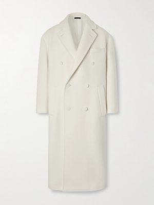 Double-Breasted Cashmere Coat