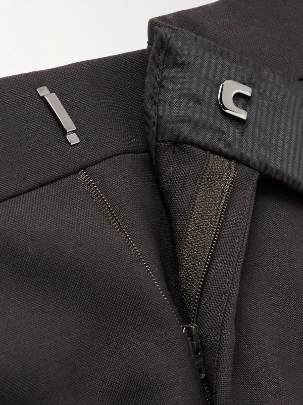 Tapered Grain de Poudre Wool Suit Trousers - E1 Tapered Grain de Poudre Wool Suit Trousers - E1