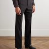 Tapered Grain de Poudre Wool Suit Trousers - FR Tapered Grain de Poudre Wool Suit Trousers - FR