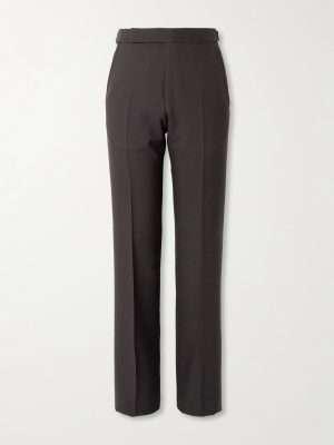 Tapered Grain de Poudre Wool Suit Trousers Tapered Grain de Poudre Wool Suit Trousers