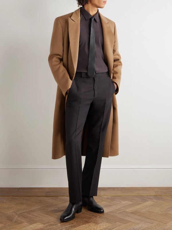 Tapered Grain de Poudre Wool Suit Trousers - OU Tapered Grain de Poudre Wool Suit Trousers - OU