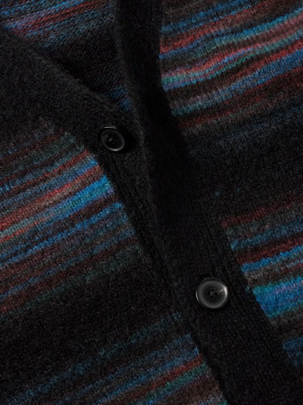 Striped Knitted Cardigan - CU Striped Knitted Cardigan - CU