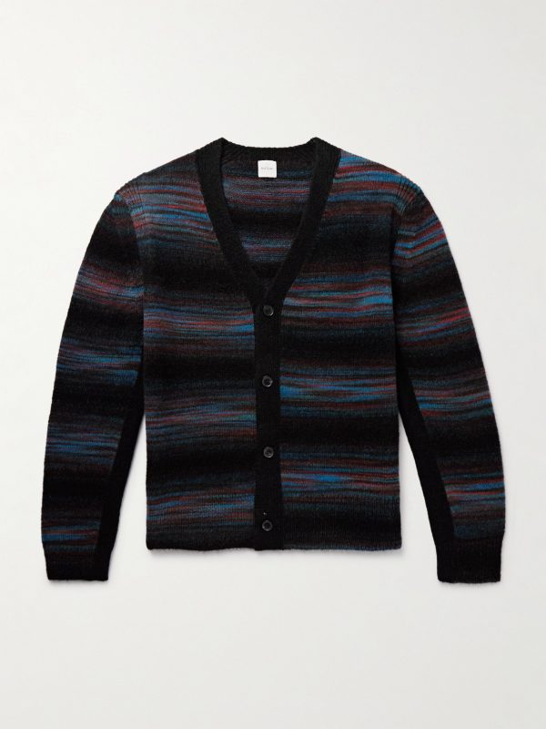 Striped Knitted Cardigan Striped Knitted Cardigan
