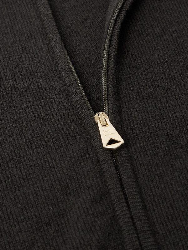 Cashmere Zip-Up Cardigan - CU
