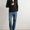 Cashmere Zip-Up Cardigan - OU