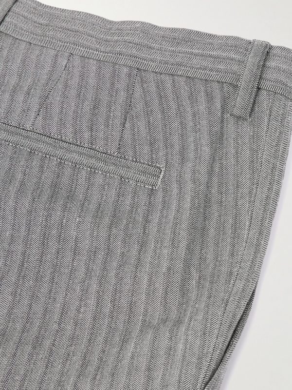 Straight-Leg Woven Suit Trousers - CU Straight-Leg Woven Suit Trousers - CU