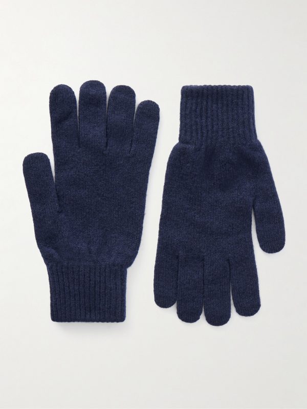 Merino Wool and Recycled-Cashmere Blend Gloves Merino Wool and Recycled-Cashmere Blend Gloves