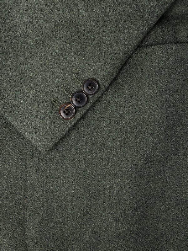 Double-Breasted Wool and Cashmere-Blend Suit Jacket - CU Double-Breasted Wool and Cashmere-Blend Suit Jacket - CU