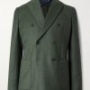 Double-Breasted Wool and Cashmere-Blend Suit Jacket Double-Breasted Wool and Cashmere-Blend Suit Jacket