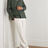 Double-Breasted Wool and Cashmere-Blend Suit Jacket - OU Double-Breasted Wool and Cashmere-Blend Suit Jacket - OU