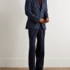 Textured Wool and Silk-Blend Suit Jacket - OU Textured Wool and Silk-Blend Suit Jacket - OU
