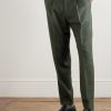 Straight-Leg Pleated Wool and Cashmere-Blend Suit Trousers - FR Straight-Leg Pleated Wool and Cashmere-Blend Suit Trousers - FR