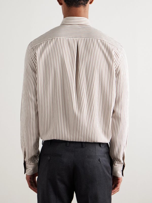 Striped Twill Shirt - BK Striped Twill Shirt - BK
