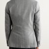 Slim-Fit Herringbone Suit Jacket - BK Slim-Fit Herringbone Suit Jacket - BK