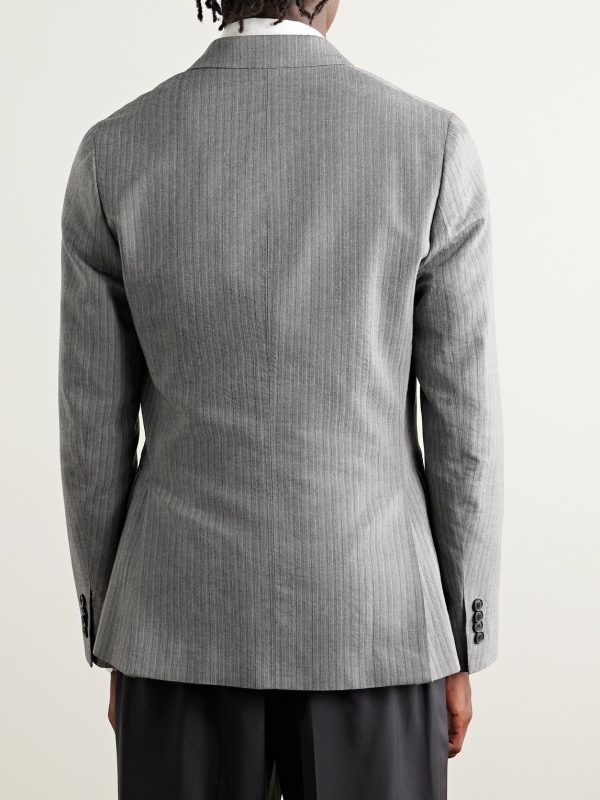 Slim-Fit Herringbone Suit Jacket - BK Slim-Fit Herringbone Suit Jacket - BK