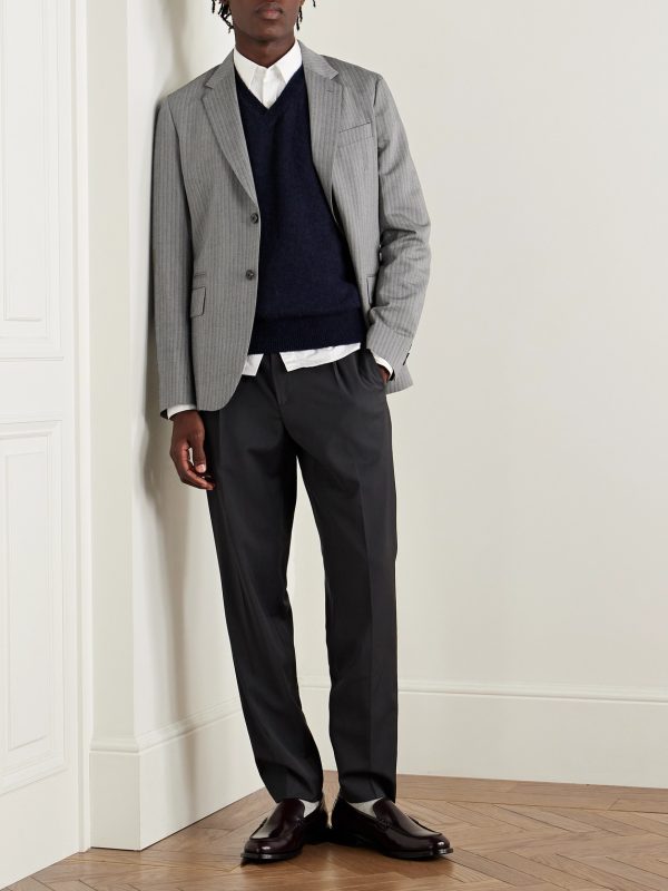 Slim-Fit Herringbone Suit Jacket - OU Slim-Fit Herringbone Suit Jacket - OU