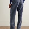 Straight-Leg Cotton-Corduroy Trousers - BK