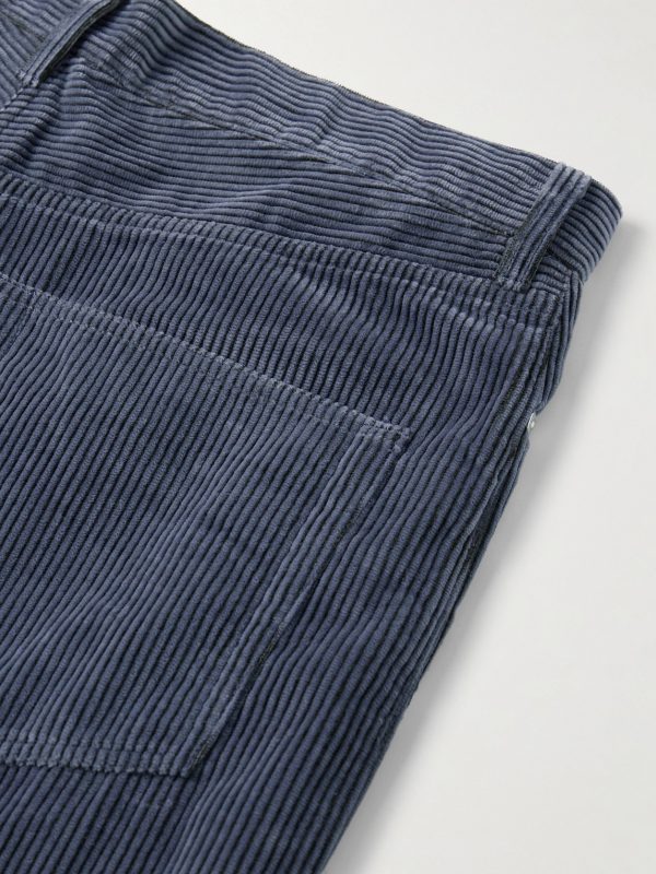 Straight-Leg Cotton-Corduroy Trousers - CU