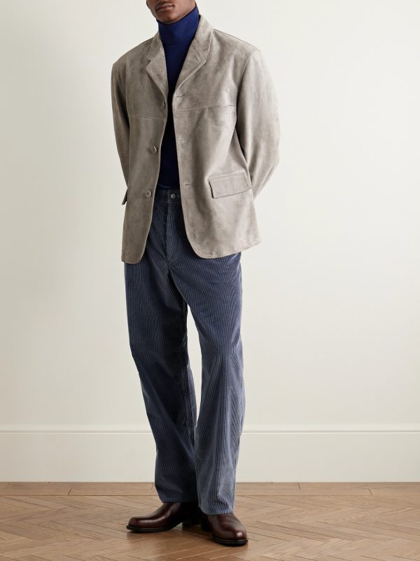 Straight-Leg Cotton-Corduroy Trousers - OU