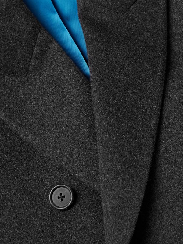 Double-Breasted Wool and Cashmere-Blend Felt Overcoat - CU Double-Breasted Wool and Cashmere-Blend Felt Overcoat - CU