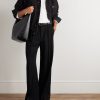 Suede-Trimmed Cotton-Piqué Polo Shirt - OU