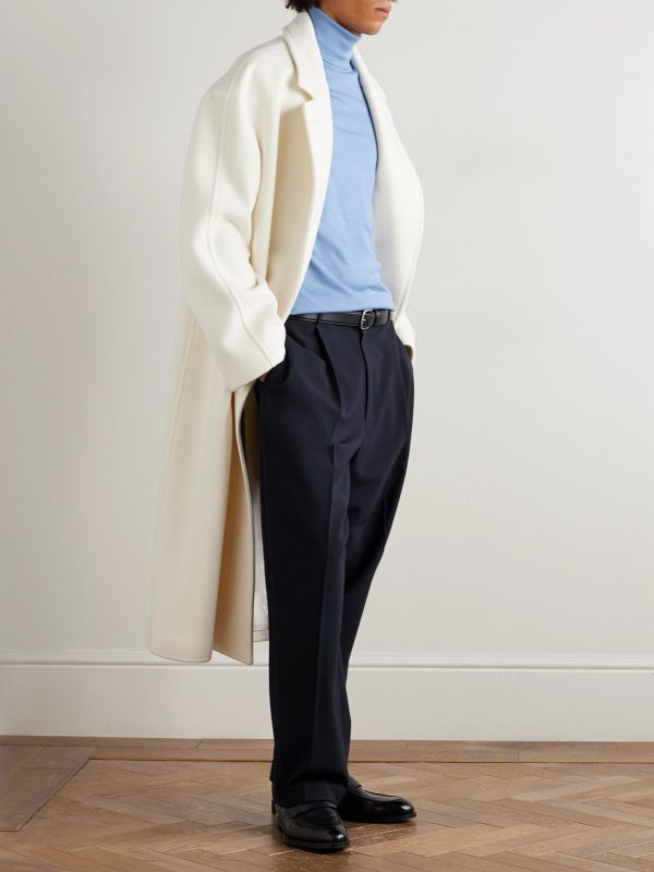Cashmere and Silk-Blend Rollneck Sweater - OU Cashmere and Silk-Blend Rollneck Sweater - OU