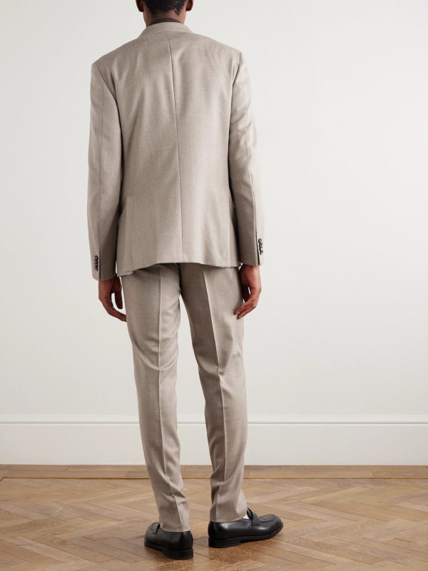 Wool-Gabardine Suit - BK Wool-Gabardine Suit - BK