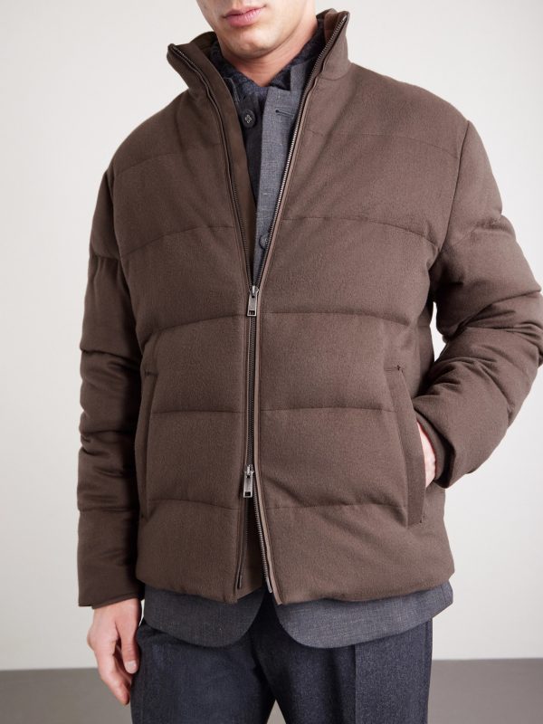 Quilted Oasi Cashmere Down Jacket - CU Quilted Oasi Cashmere Down Jacket - CU