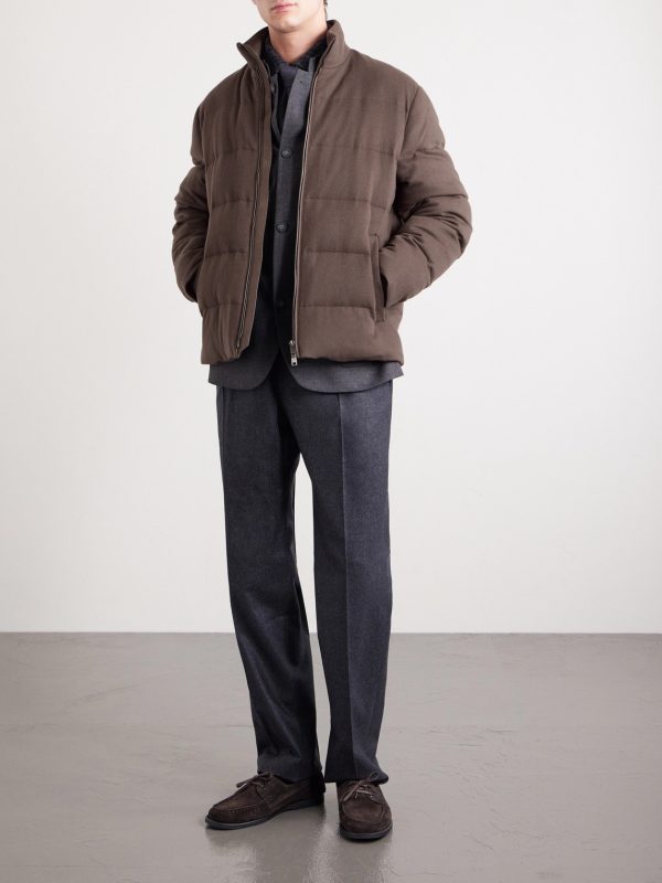 Quilted Oasi Cashmere Down Jacket - OU Quilted Oasi Cashmere Down Jacket - OU