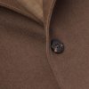 II Conte Leather-Trimmed Oasi Cashmere-Felt Jacket - CU II Conte Leather-Trimmed Oasi Cashmere-Felt Jacket - CU