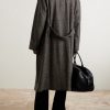Double-Breasted Checked Wool and Cashmere-Blend Twill Overcoat - BK