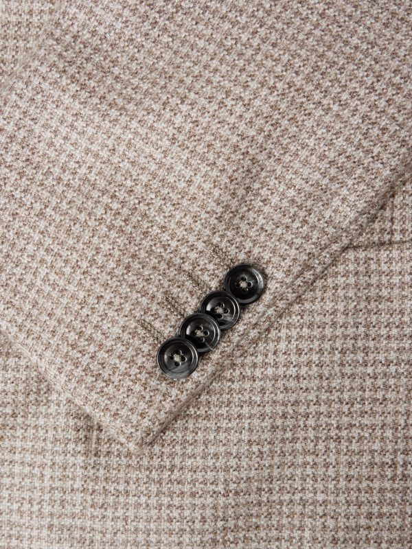 Houndstooth Silk and Cashmere-Blend Blazer - CU Houndstooth Silk and Cashmere-Blend Blazer - CU
