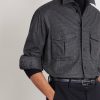 Prince of Wales Checked Wool and Cashmere-Blend Overshirt - CU Prince of Wales Checked Wool and Cashmere-Blend Overshirt - CU