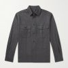 Prince of Wales Checked Wool and Cashmere-Blend Overshirt Prince of Wales Checked Wool and Cashmere-Blend Overshirt