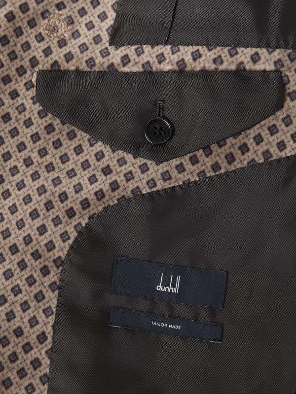 Slim-Fit Printed Cotton-Blend Velvet Tuxedo Jacket - E1 Slim-Fit Printed Cotton-Blend Velvet Tuxedo Jacket - E1