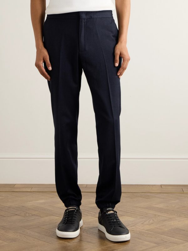 Tapered Wool Trousers - FR Tapered Wool Trousers - FR