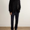 Tapered Wool Trousers - OU Tapered Wool Trousers - OU