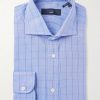 Giza Checked Cotton and Cashmere-Blend Shirt Giza Checked Cotton and Cashmere-Blend Shirt