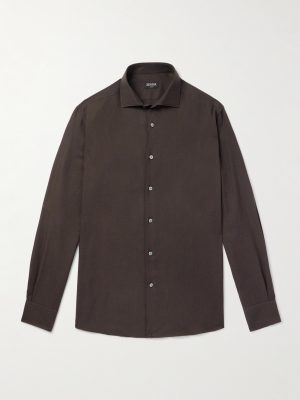 Cotton and Cashmere-Blend Shirt Cotton and Cashmere-Blend Shirt