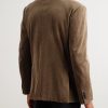Cotton-Blend Corduroy Blazer - BK Cotton-Blend Corduroy Blazer - BK