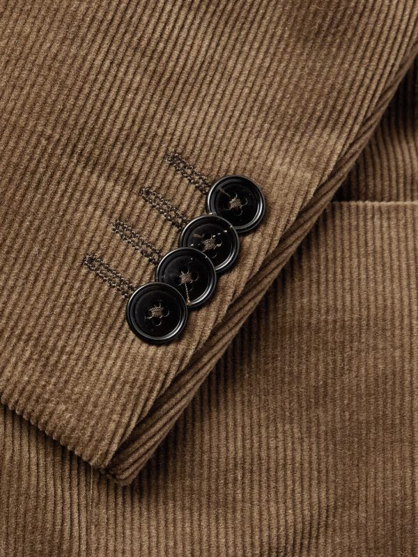 Cotton-Blend Corduroy Blazer - CU Cotton-Blend Corduroy Blazer - CU
