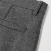 Tapered Pleated Wool Trousers - CU