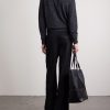 Cashmere-Blend Rollneck Sweater - BK Cashmere-Blend Rollneck Sweater - BK