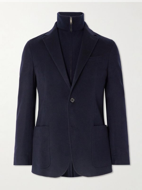 Layered Cashmere Blazer Layered Cashmere Blazer