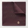 Printed Mulberry Silk-Twill Pocket Square Printed Mulberry Silk-Twill Pocket Square