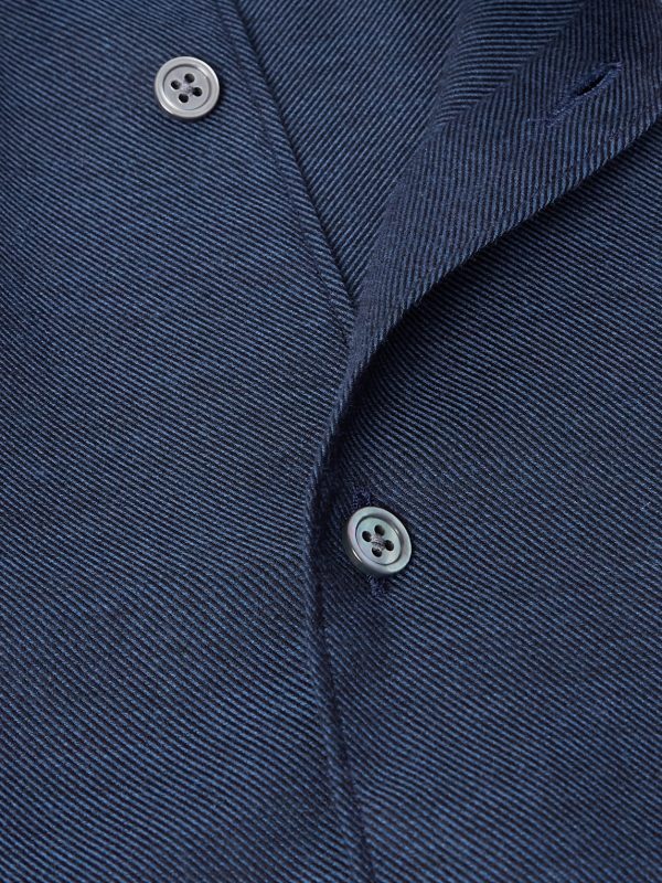 Cotton and Cashmere-Blend Twill Shirt - CU
