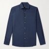 Cotton and Cashmere-Blend Twill Shirt