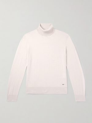 Cashmere and Silk-Blend Rollneck Sweater Cashmere and Silk-Blend Rollneck Sweater