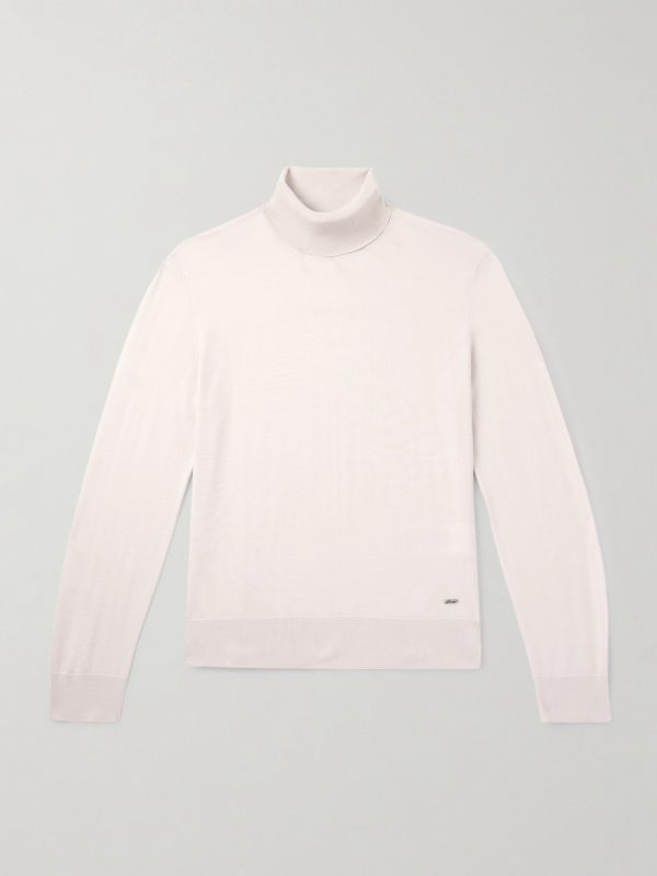 Cashmere and Silk-Blend Rollneck Sweater